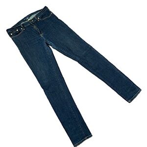 RALPH LAUREN SPORT Denim Skinny Jeans Size 31 Dark Blue